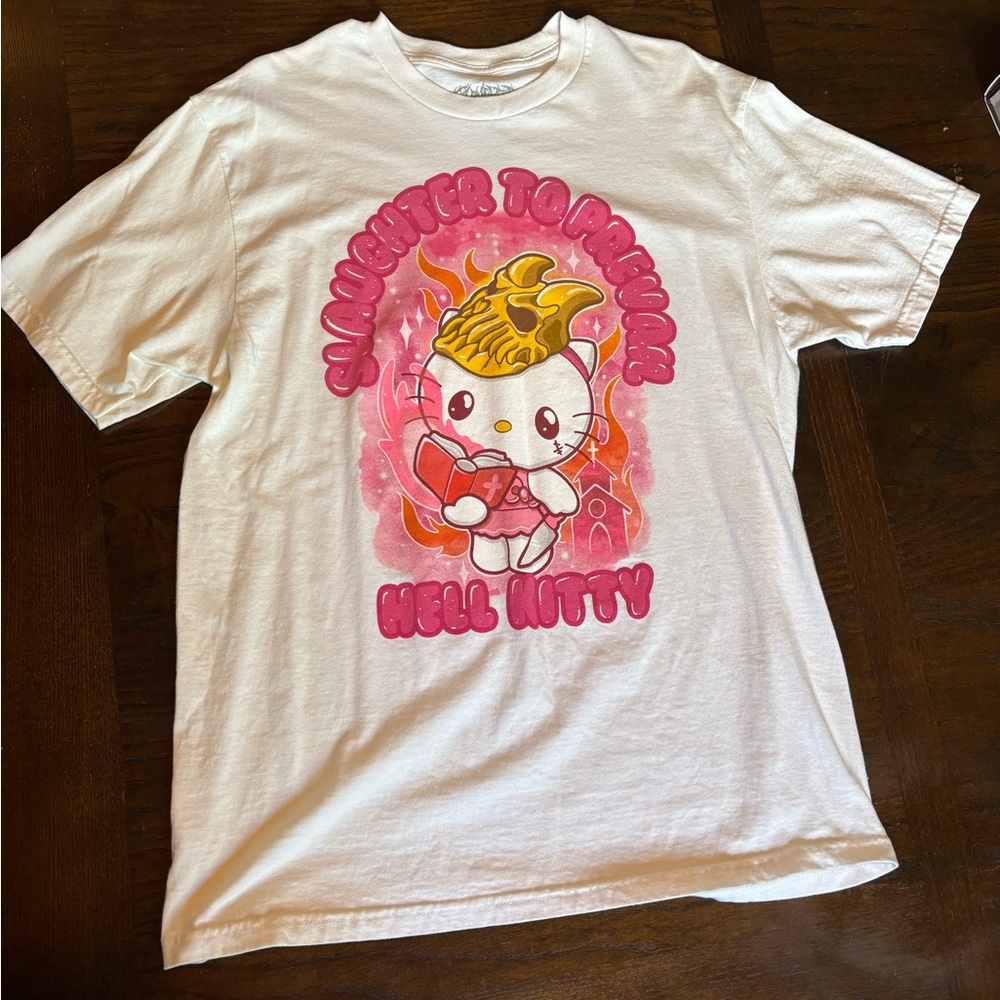 Slaughter to Prevail Hello Kitty Band Tee Warped Tour Hell Kitty